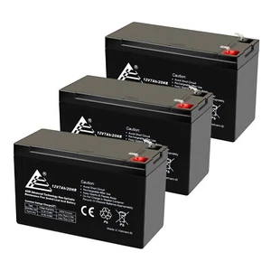 3 Pack: ExpertBattery 12V 7Ah SLA Battery Replaces Enduring 6-FM-7 - Picture 1 of 7