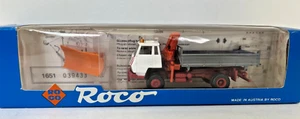 Volquete Roco 1:87 1651 Steyr 91 con grúa de carga y vuelo de nieve - EXCELENTE + EMBALAJE ORIGINAL A758 - Imagen 1 de 1