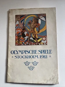 Programa y guía de los Juegos Olímpicos de Estocolmo 1912 - Imagen 1 de 7