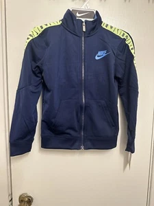 Nike Boy Age 7 Heather Therma Zip-Up Sports Jacket Brand Nike NWT - Picture 1 of 5