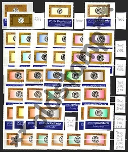ITALIEN 1999 2008 Prioritätspost und Hefte Druck im Tiefdruck und Siebdruck - Bild 1 von 50
