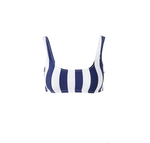 Melissa Odabash Ponza Bikini Top Navy Stripe Size US10 Women’s Swimwear NWT $126 - Picture 1 of 12