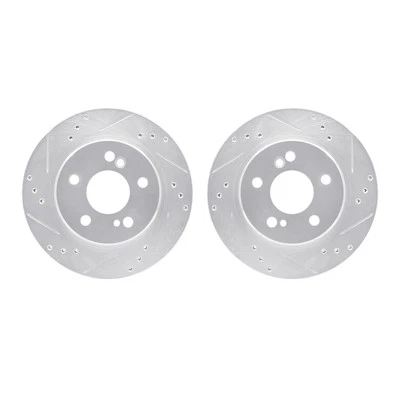 Dynamic Friction 7002-63091 Disc Brake Rotor Set For 92-95 400E C36 AMG E420 - Imagem 1 de 2