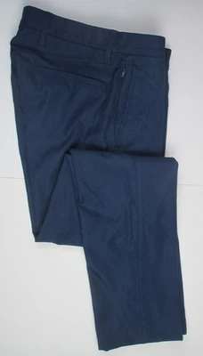 Calça chino masculina LANDS END azul marinho slim fit desempenho 28 X 27 NOVA - Imagem 1 de 4