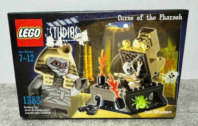 LEGO Studios: Curse of the Pharaoh 1383 - NOVO LACRADO E Aposentado CAIXA IMPERFEITA - Imagem 1 de 4