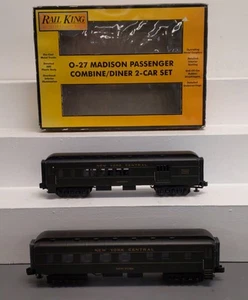 MTH 30-6214 O Gauge New York Central Madison Combo/Diner Set EX/Box - Picture 1 of 6
