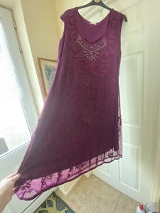 Dress, Roman Originals, Size XXL, Tape Overlay, Lined, plus Size 22 24 - Picture 1 of 9