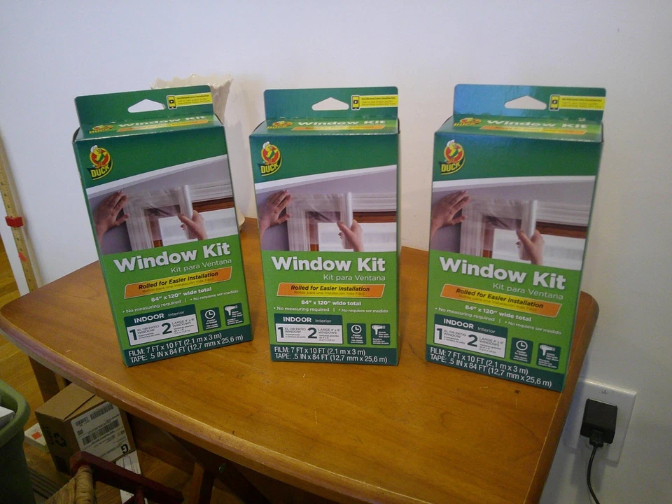 Duck Window Film Kit #287408 Rolled Shrink Clear 84” ”