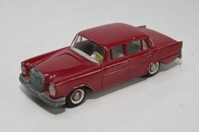 B69 1:43 TEKNO DENMARK 726 MERCEDES-BENZ 220 SE 220SE MAROON EXC. COND. - Immagine 1 di 4