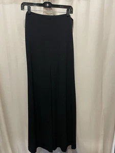 Karen Kane Lyocell Wide Leg Ankle Pant Women's Size Large Black - Picture 1 of 5