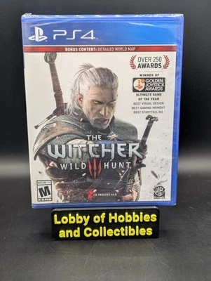 Witcher 3: Wild Hunt (PlayStation 4) NUEVO - Precintado  Foto 1 de 4