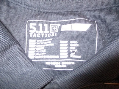 Polo 5.11 Tactical Series Profesional Manga Larga, Azul Marino, Algodón, Nuevo Foto 1 de 4