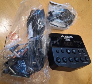 Alesis Turbo Drum Module -w Cable Snake Power Adapter-Machine Brain - Picture 1 of 3