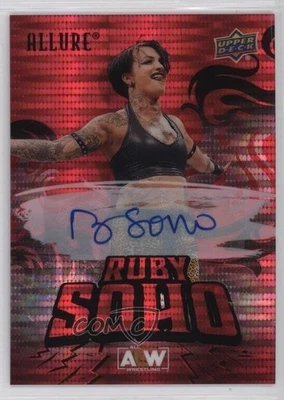 2024 Upper Deck Allure AEW Red Pulsar Autographs Ruby Soho #71 Red Pulsar Auto - Image 1 of 3