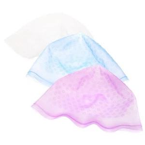 2 juegos de tapas de silicona de tinte reutilizables para salón con aguja de ganchillo para colorear el cabello - Imagen 1 de 12