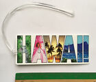 Внешний вид - TWO Hawaiian Luggage ID Bag Tags Travel Accessory Hawaii Vacation Aloha 5" x 2"