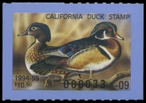 1993  California State Duck Stamp Mint Never Hinged. Original Gum  - Picture 1 of 1