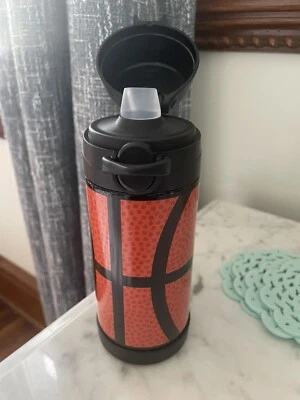 Pottery barn School NBA Basketball WATER BOTTLE sport birthday party gift boy . - Image 1 of 4