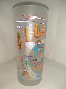 Catstudio NOS 2013 Big Bend Frosted 6" 15 Fl Oz Souvenir Frosted Glass. - Picture 1 of 4