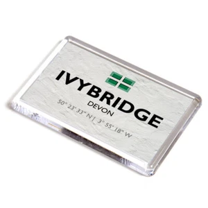 FRIDGE MAGNET - Ivybridge, Devon - Lat/Long SX6356 - Picture 1 of 1