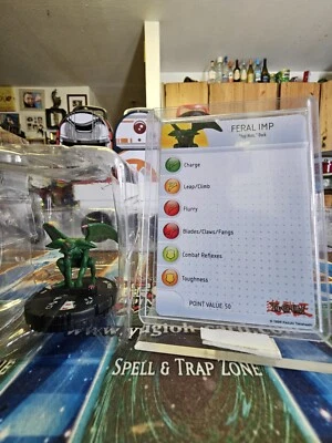 YuGiOh Heroclix Feral Imp 025 & 103  Series  Rare Uncommon Unclicked Unused New - Image 1 of 4