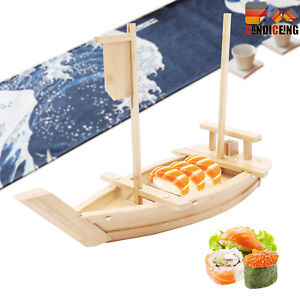 Teller Schälchen Boot Schiff Sushi-Tablett Behälter Bambus Geschirr DHL 52 cm