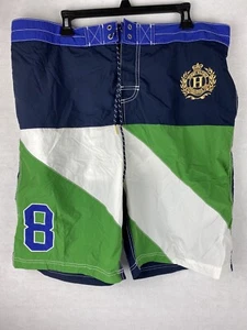 Tommy Hilfiger Embroidered Swim Trunks Size 2XL Big Logo Shorts - Picture 1 of 8