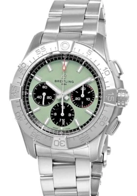 Reloj Breitling Avenger B01 cronógrafo 44 mm esfera verde acero para hombre AB0147101L1A1 Foto 1 de 4
