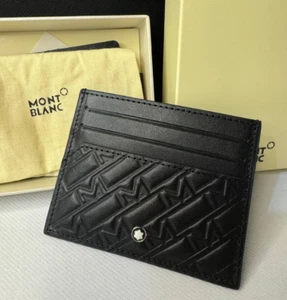 Montblanc M_Gram 4810 Leather Card Holder – 6CC – Made in Italy – NEW Full Box - Picture 1 of 7