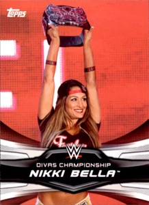 Nikki Bella 2016 Topps WWE Divas Revolution Historic Women's Champions #6 Insert - Picture 1 of 3