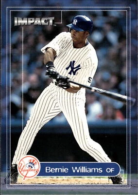 2000 Fleer Impact #4 Bernie Williams - Image 1 of 2