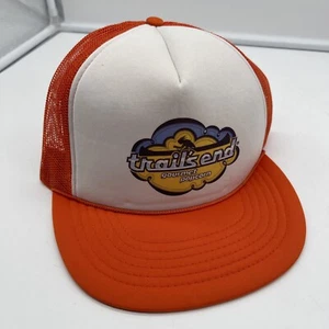 VTG BSA Popcorn Mesh Trucker Hat Trail's End Gourmet Popcorn Snapback Cap Orange - Picture 1 of 8