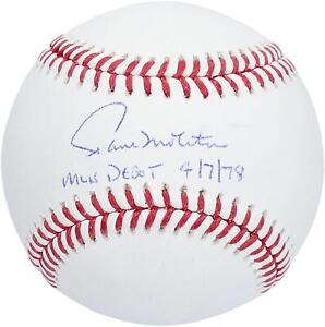 Paul Molitor Milwaukee Brewers Signed Baseball with "MLB Debut 4-7-78" Insc