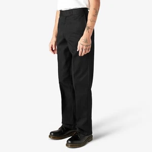 NEW Dickies 11874BK Original Fit Flex Black Straight 874 Work Pants 48 X 30 - Picture 1 of 7