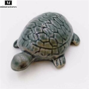 Antique Ceramic Turtle Aquatic Sea Tortoise Aquarium Ornament Fish Tank Deco Toy