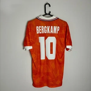 Holland Netherlands Football Shirt Jersey 1991-1993 Home BERGKAMP #10 (M) 0377 - Picture 1 of 4