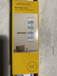 Aldi Wall Height Chart Boats Design Blue White - Picture 1 of 5