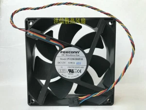 1 PC  FOXCONN Fan PV123812DSPF 01 DC 12V 0.90A 12038 12CM 4 wire 5 pin Dell fan - Picture 1 of 4