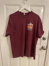 Bristol Motor Speedway Men's Racing T Shirt size XL Burgundy 2016