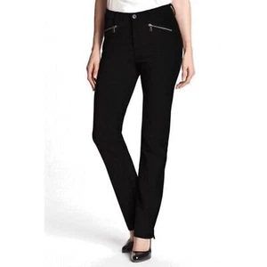 NWT NYDJ Not you daughters jeans Black Ponte ankle knit Slim Stretch pant 18W - Picture 1 of 10