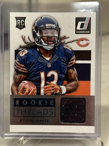 2015 Panini Donruss Football Kevin White Rookie Threads Game Worn Patch #DRT-KW