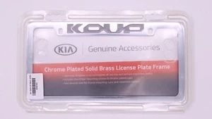Kia Upper Logo License Plate Frame Part Number - UR013-AY001TD - Picture 1 of 2