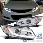 Fits 2012-2015 Honda Civic Led Bar Projector Headlights Left+Right Lamps 12-15