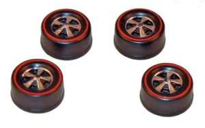 4 Brightvision Redline Wheels - 4 Medium Deep Dish Bright Chrome Style - Picture 1 of 2