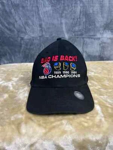 Vintage 2000s 2004 Detroit Pistons NBA Champions Embroidered Strapback Hat - Picture 1 of 8