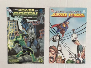 DC COMICS CON EDISON GIVEAWAY LOT OF 2 GREEN LANTERN & JUSTICE LEAGUE - Picture 1 of 24