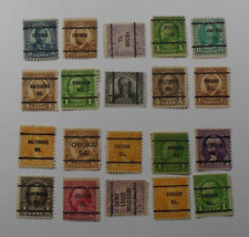 STAMPMART : USA PRE-CANCEL EARLY 20 USED STAMPS SMALL COLLECTION LOT - ( 61 )