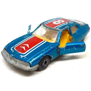 Lesney Matchbox Superfast Citroen S.M. No. 51 1971 Blue Made In United Kingdom - Picture 1 of 9