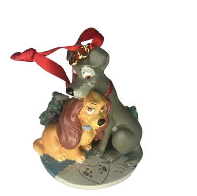 Disney Store Dama y el Vagabundo Cuaderno de Bocetos Adorno de Navidad 2014 Cemento Húmedo Foto 1 de 2