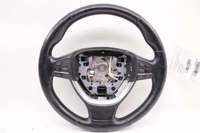 STEERING WHEEL BMW 750i 750il 2012 12 BLACK 1023148 - Image 1 of 4